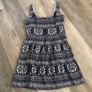 Nine West Navy and White Dress